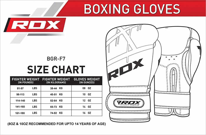 rdx sports size-chart